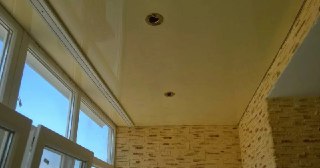 Натяжной потолок на балкон Серов, цена 6150 руб.